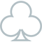 Playing card clubs symbol